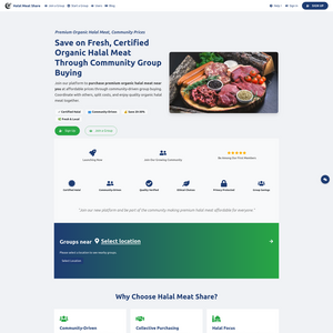Halal Meat Share Screenshot