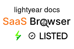 lightyear docs - SaaS Browser Verified Badge