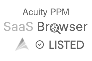 Acuity PPM - SaaS Browser Verified Badge
