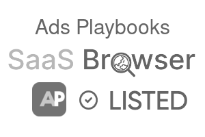 Ads Playbooks - SaaS Browser Verified Badge