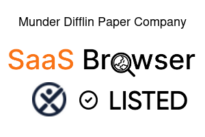 Munder Difflin Paper Company - SaaS Browser Verified Badge