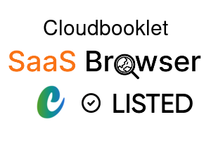 Cloudbooklet - SaaS Browser Verified Badge