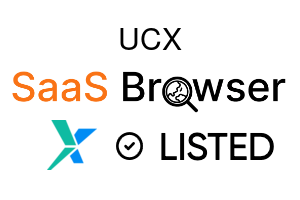 UCX - SaaS Browser Verified Badge