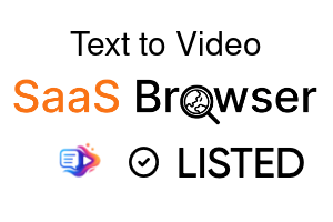 Text to Video - SaaS Browser Verified Badge