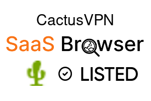 CactusVPN - SaaS Browser Verified Badge