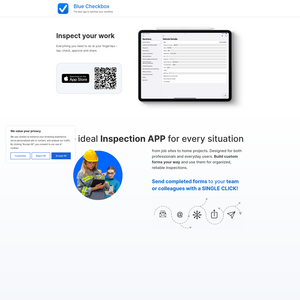 Blue Checkbox Screenshot