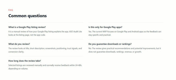 ASO Audit Lite Screenshot 8