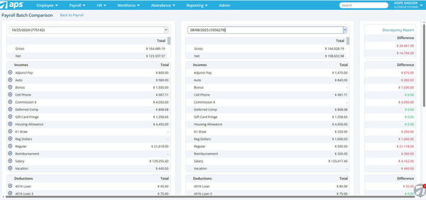 APS Payroll Screenshot 2