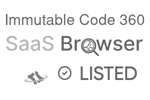 Immutable Code 360 - SaaS Browser Verified Badge