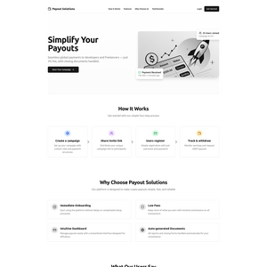 Payout Solutions Screenshot