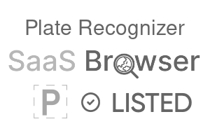 Plate Recognizer - SaaS Browser Verified Badge