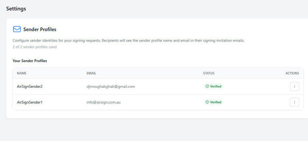 AirSign Screenshot 1