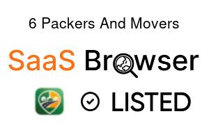 6 Packers And Movers - SaaS Browser Verified Badge