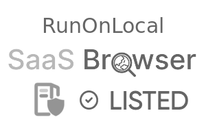 RunOnLocal - SaaS Browser Verified Badge
