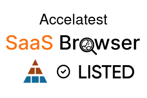 Accelatest - SaaS Browser Verified Badge