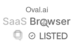 Oval.ai - SaaS Browser Verified Badge