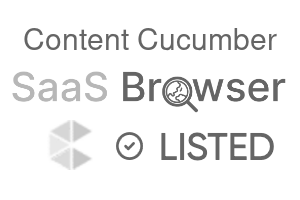 Content Cucumber - SaaS Browser Verified Badge