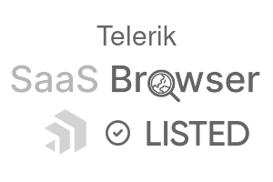 Telerik - SaaS Browser Verified Badge
