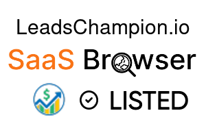 LeadsChampion.io - SaaS Browser Verified Badge