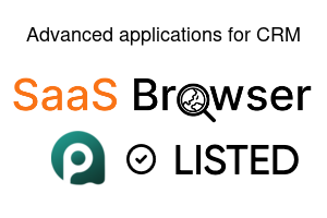 Advanced applications for CRM - SaaS Browser Verified Badge