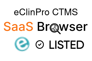 eClinPro CTMS - SaaS Browser Verified Badge