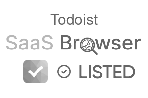 Todoist - SaaS Browser Verified Badge