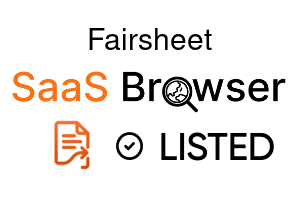 Fairsheet - SaaS Browser Verified Badge