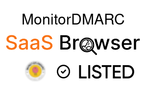 MonitorDMARC - SaaS Browser Verified Badge