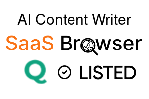AI Content Writer - SaaS Browser Verified Badge