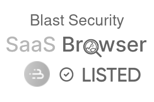 Blast Security - SaaS Browser Verified Badge