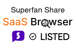 Superfan Share - SaaS Browser Verified Badge