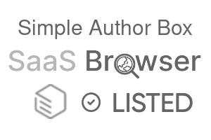 Simple Author Box - SaaS Browser Verified Badge