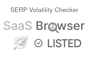 SERP Volatility Checker - SaaS Browser Verified Badge