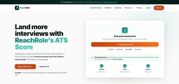 ReachRole screenshot