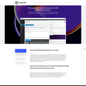 Chatgpt WP Screenshot