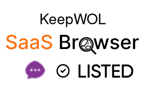 KeepWOL - SaaS Browser Verified Badge