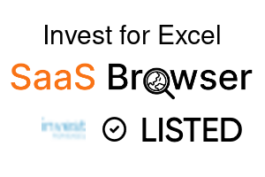 Invest for Excel - SaaS Browser Verified Badge