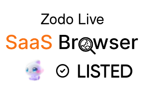 Zodo Live - SaaS Browser Verified Badge