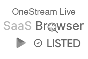 OneStream Live - SaaS Browser Verified Badge