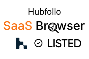 Hubfollo - SaaS Browser Verified Badge