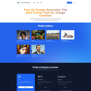 Free AI Image Generator Screenshot