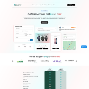 Customer Dashboard Pro Screenshot