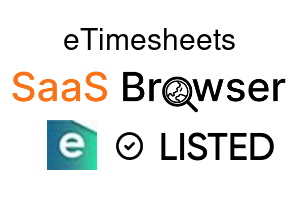 eTimesheets - SaaS Browser Verified Badge
