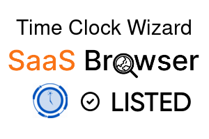 Time Clock Wizard - SaaS Browser Verified Badge