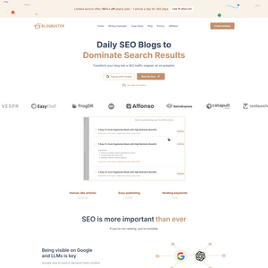 BlogBuster Screenshot