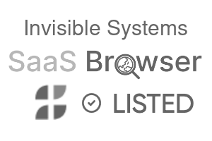 Invisible Systems - SaaS Browser Verified Badge