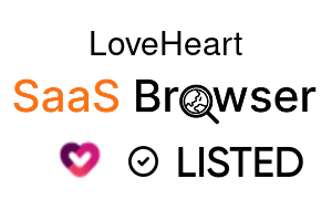 LoveHeart - SaaS Browser Verified Badge