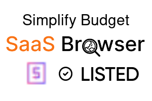 Simplify Budget - SaaS Browser Verified Badge