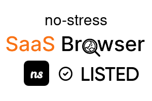 no-stress - SaaS Browser Verified Badge