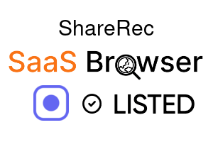 ShareRec - SaaS Browser Verified Badge